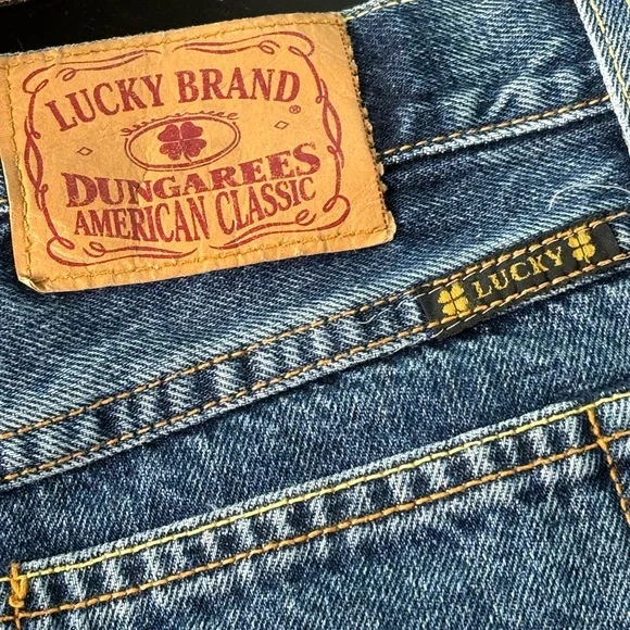Vintage LUCKY BRAND Denim Cut Off Jean Shorts - Sz 4/27 - Picture 9 of 14